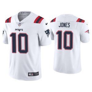 New England Patriots Mac Jones White Jersey